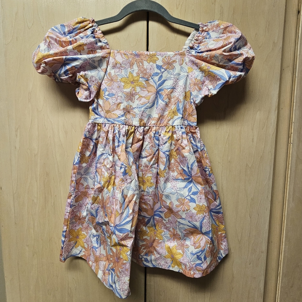 Gingersnap Floral dress with smocked back